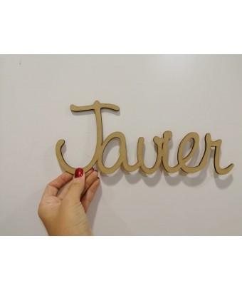 Letra y Nombre Personalizado en Madera para pared - Laser Wood